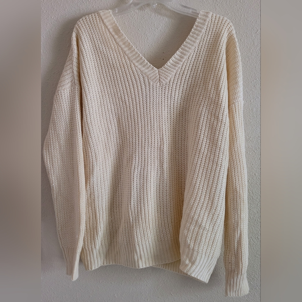 Umgee Sz Small Sweater top laced back